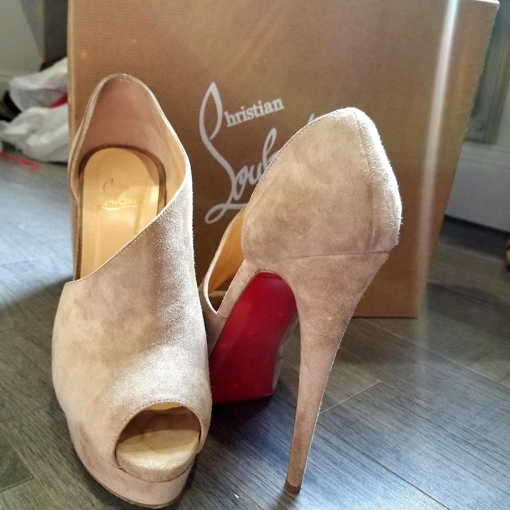 Christian Louboutin Verita Velour booties